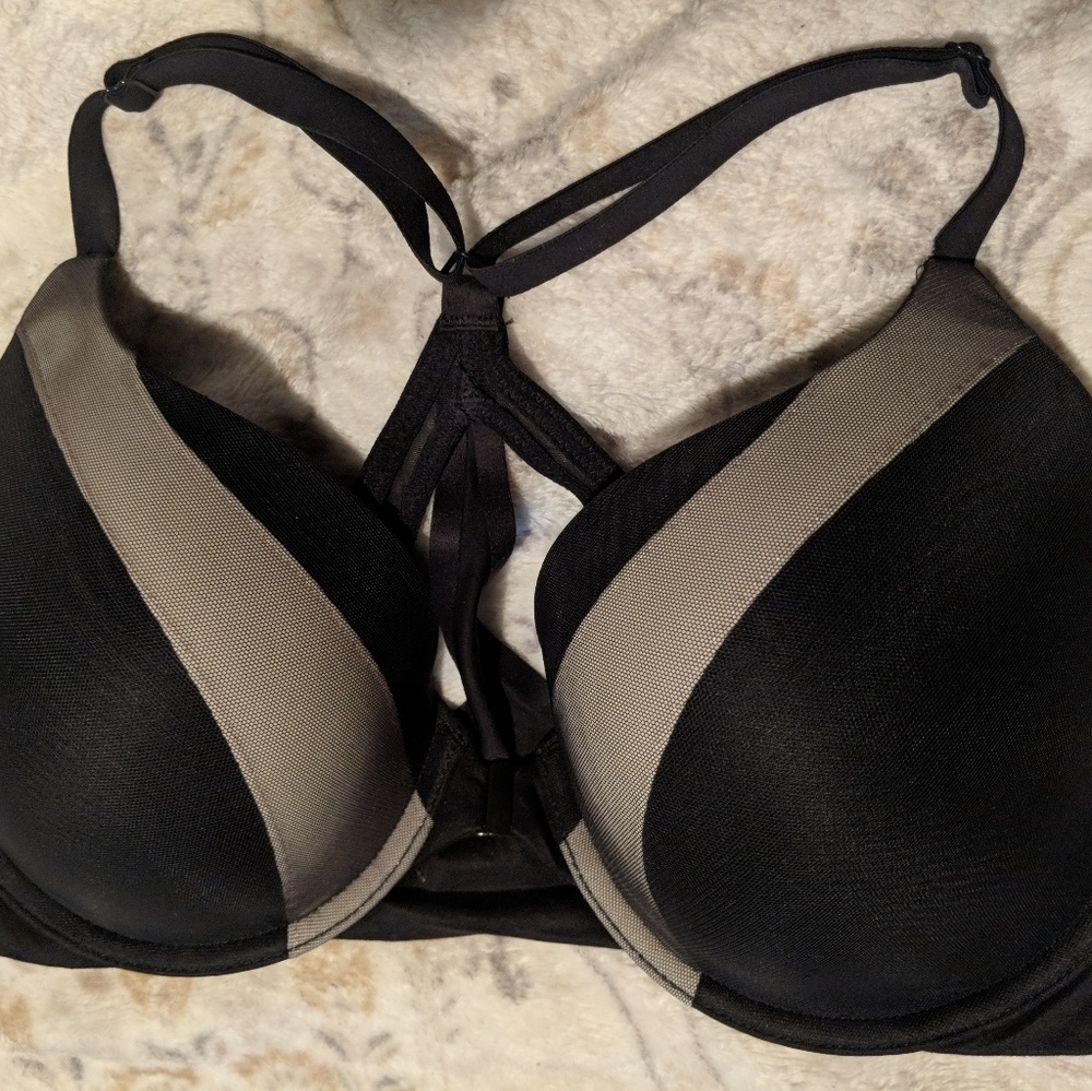 Black and Nude Push Up Bra